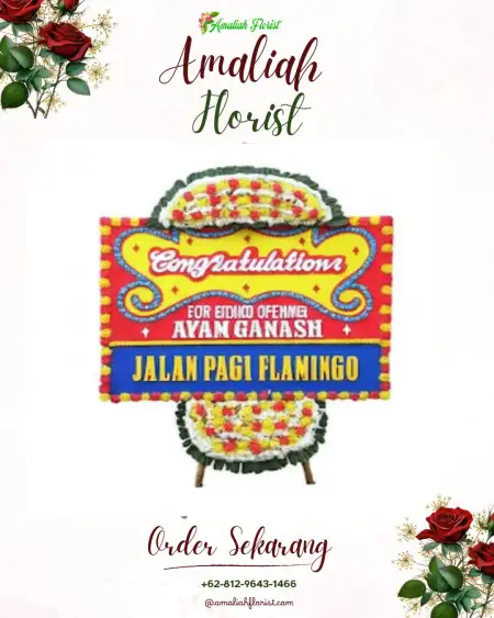 Sewa Papan Bunga Gergunung